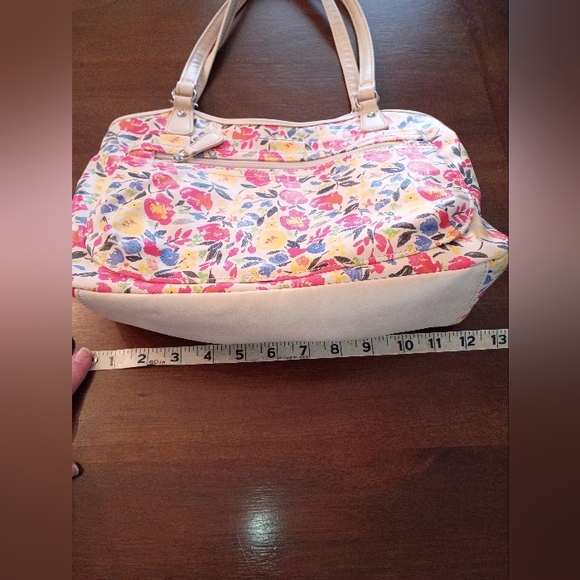 Multicolor Floral Women's Shoulder Bag - Picture 12 of 14